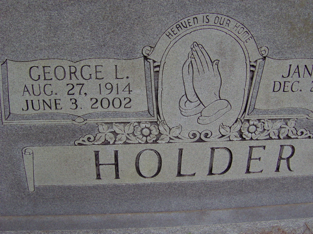 Headstone for Holder, George L.